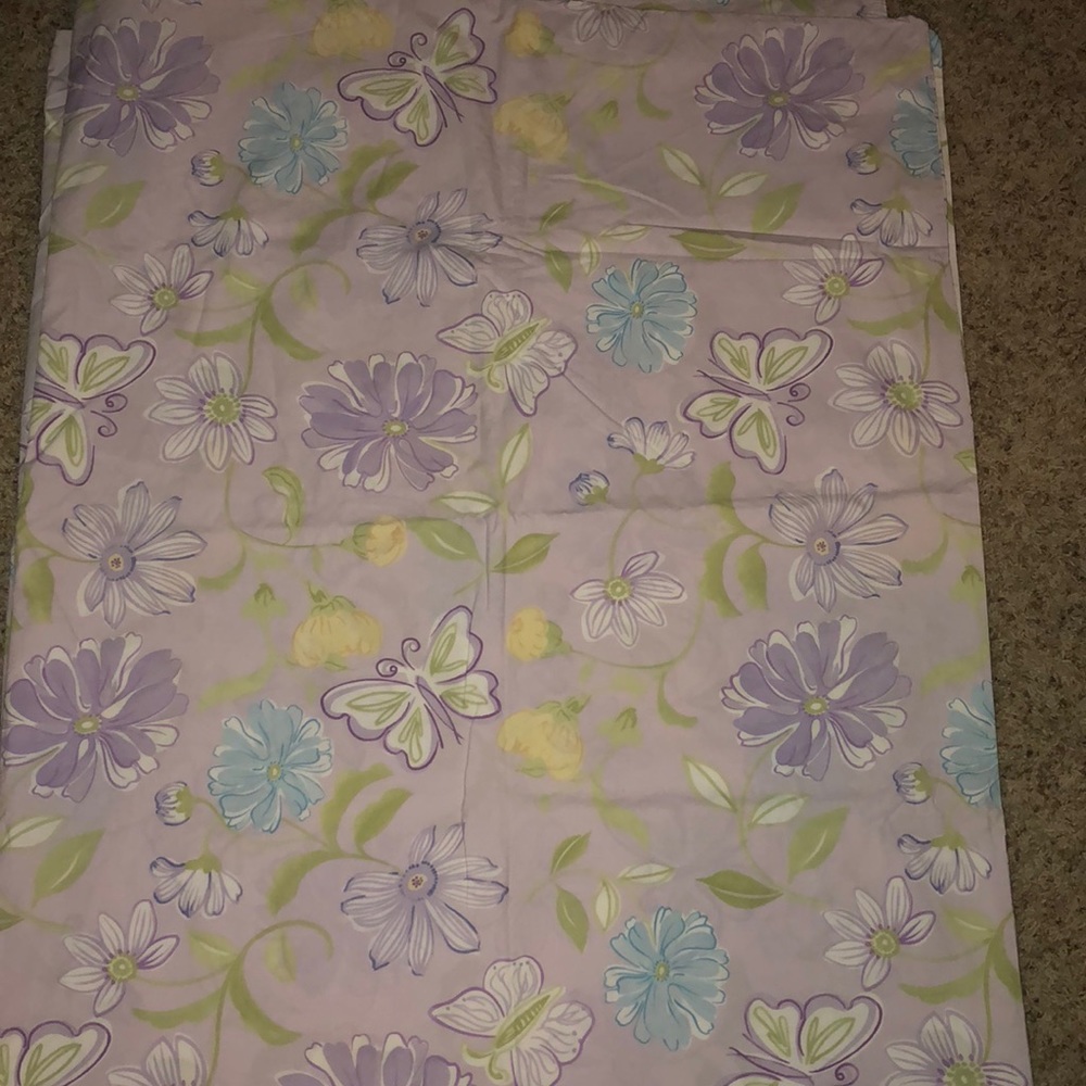 Pottery barn kids reversible twin duvet.